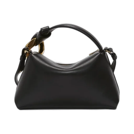 Logo Embossed Zipped Crossbody Bag