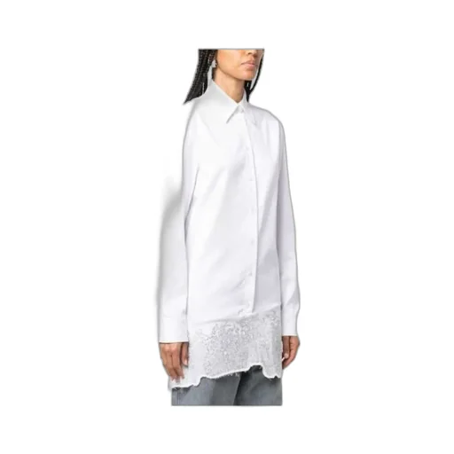 Long-Sleeved Buttoned Shirt Dress