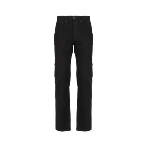 Logo Patch Straight-Leg Jeans