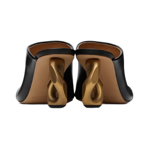 Crystal Muller-Style High Heels