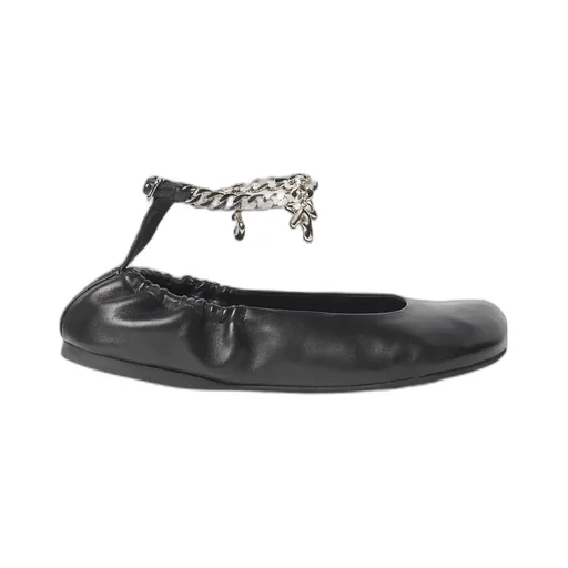 Chain Details Ballet Shoes