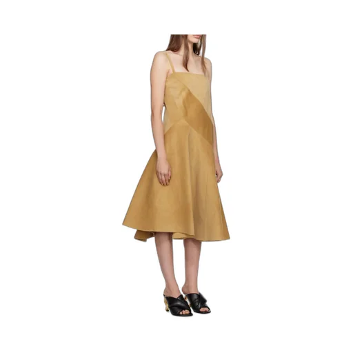 Panneled A-Line Dress