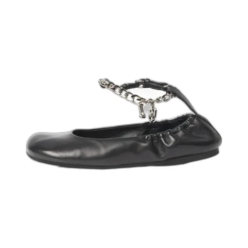 Chain Details Ballet Shoes