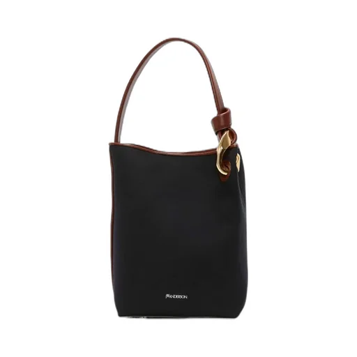 Logo Stamp Chain-Linked Shoulder Bag