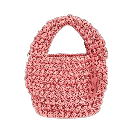 Popcorn Knit Crossbody Bag