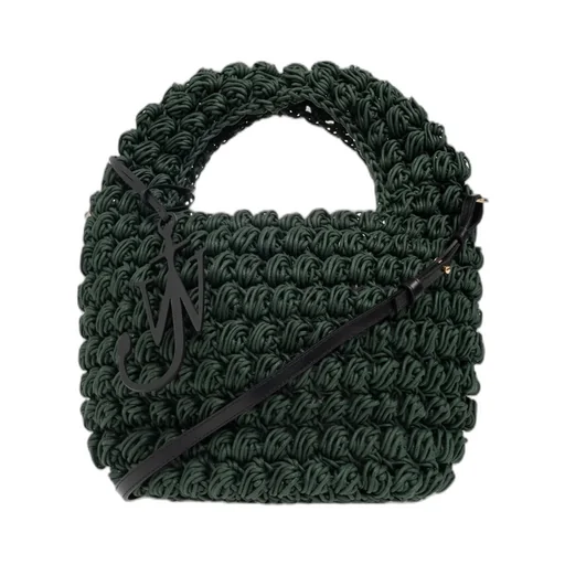 Popcorn Knit Crossbody Bag