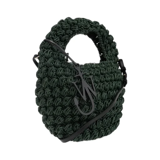 Popcorn Knit Crossbody Bag