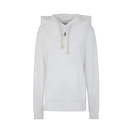 Logo Embroidered Drawstring Hoodie