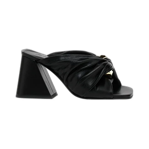 Chain Twist High-Heeled Sandals