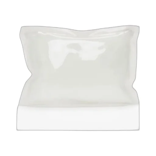 Logo Patch Cushion Clutch Bag