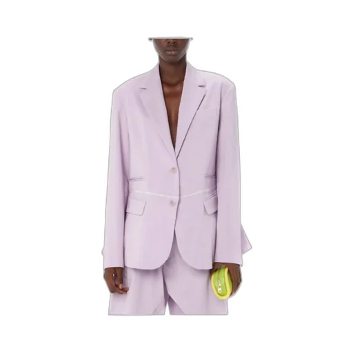 Deconstructed Button-Up Blazer