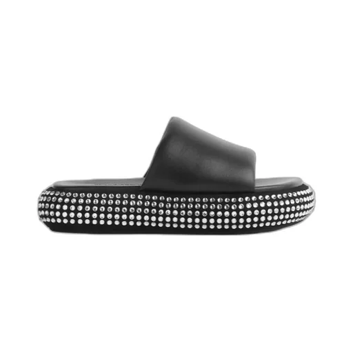 Embellished Open-Toe Slides