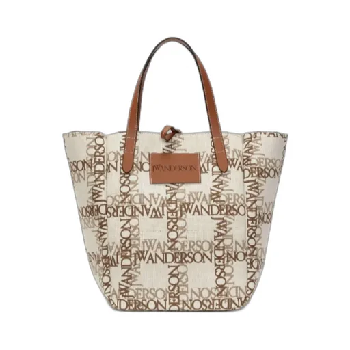 Logo Jacquard Belt Tote Bag
