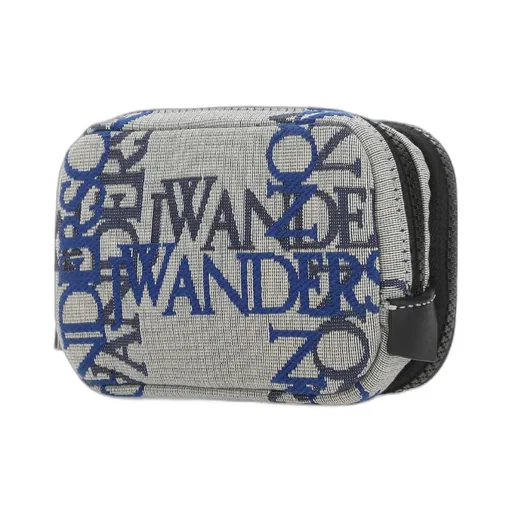 Logo Jacquard Rectangle Shape Beautycase
