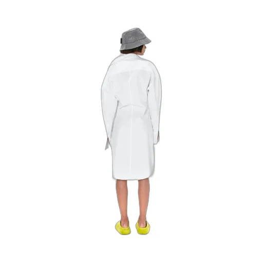 Collared Button-Up Shirt Dress