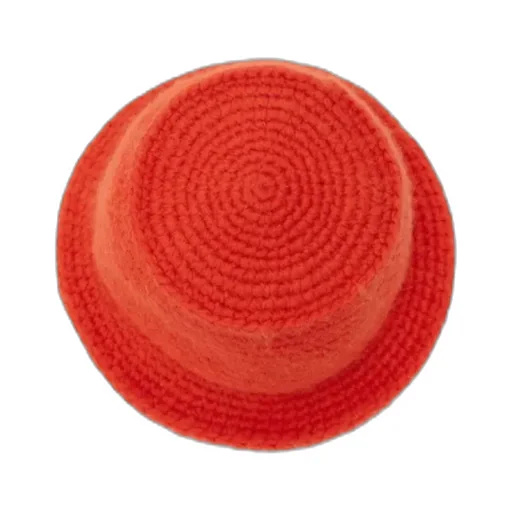 Logo-Patch Knitted Bucket Hat