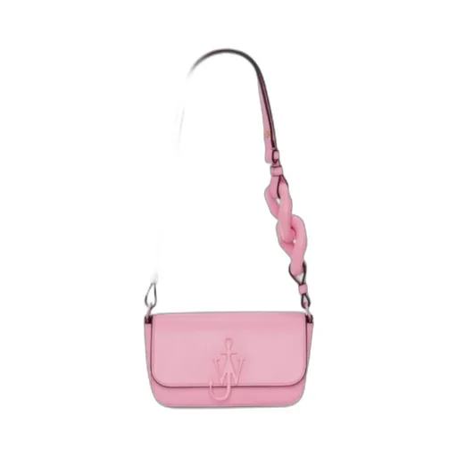 Logo Plaque Anchor Chain Shoulder Bag