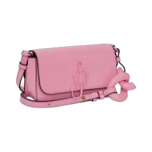 Logo Plaque Anchor Chain Shoulder Bag