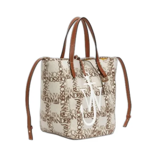 Logo Jacquard Belt Tote Bag