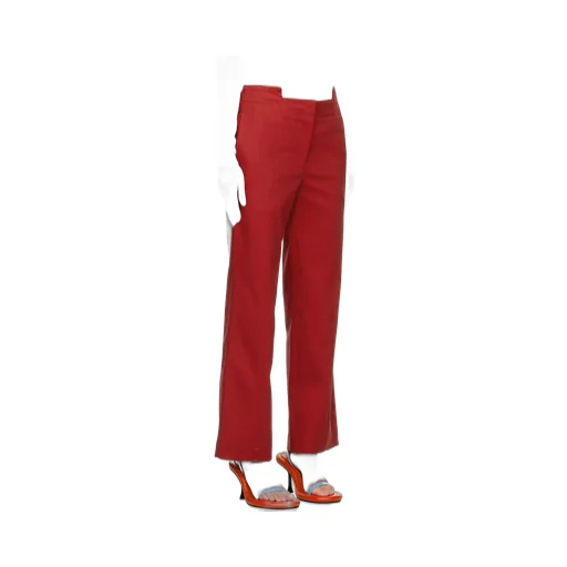 Panelled Straight-Leg Trousers