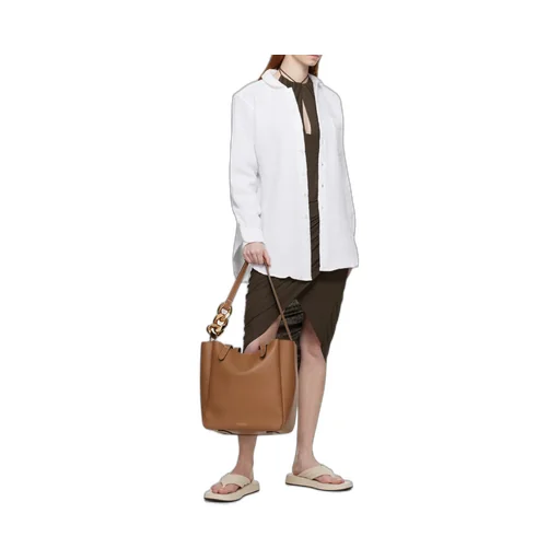 Logo Jacquard Belt Tote Bag