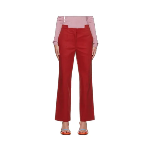 Panelled Straight-Leg Trousers