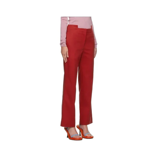 Panelled Straight-Leg Trousers