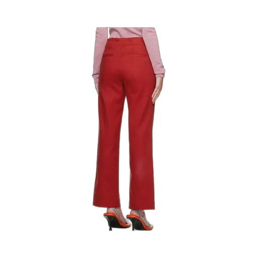 Panelled Straight-Leg Trousers