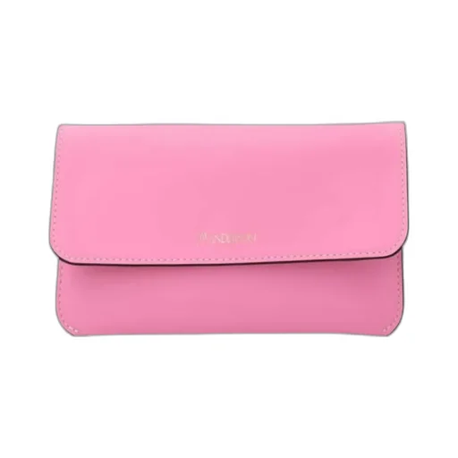 Logo Printed Foldover Top Shoulder Bag