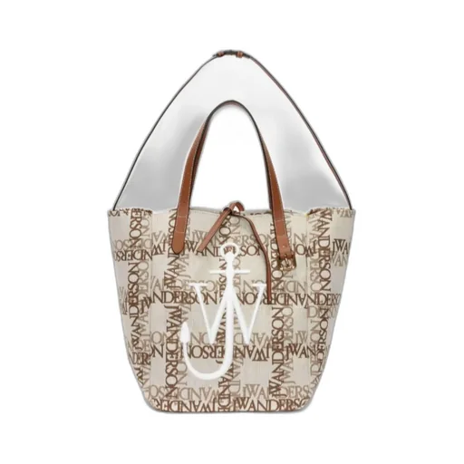 Logo Jacquard Belt Tote Bag