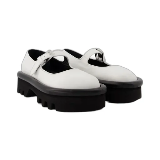 Bumper-Tube Round-Toe Mary Janes