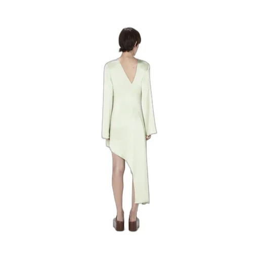 Long Sleeved Asymmetric Dress