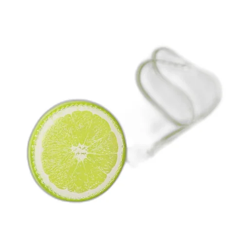 Lime Leather Keyring