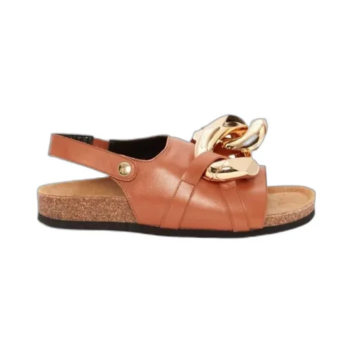 Chain-Link Open Toe Sandals