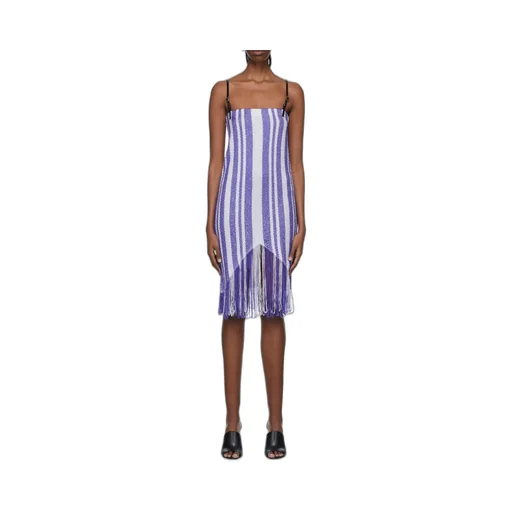 Fringe-Detail Camisole Dress