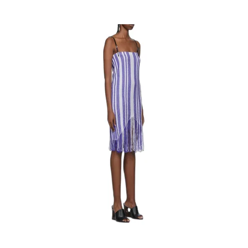 Fringe-Detail Camisole Dress
