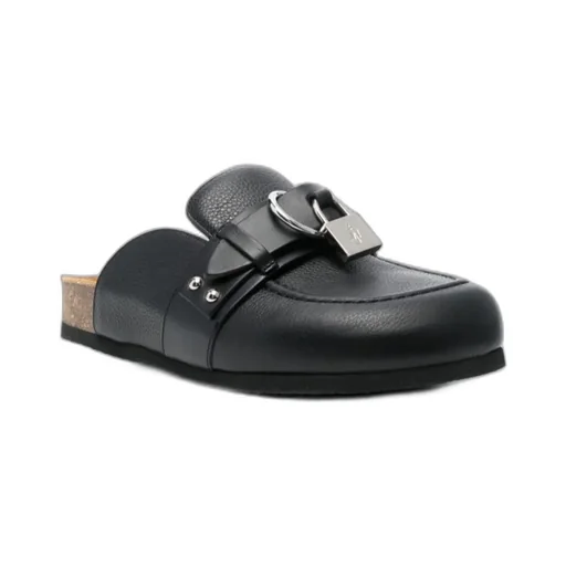 Buckle Detailed Slip-On Mules