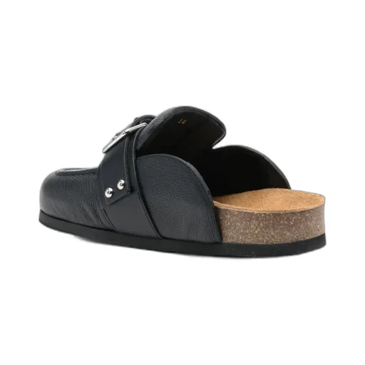 Buckle Detailed Slip-On Mules