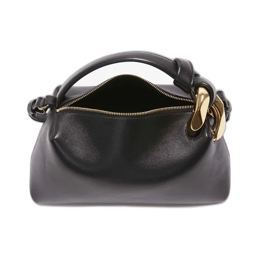 Chain Detailed Top Handle Bag