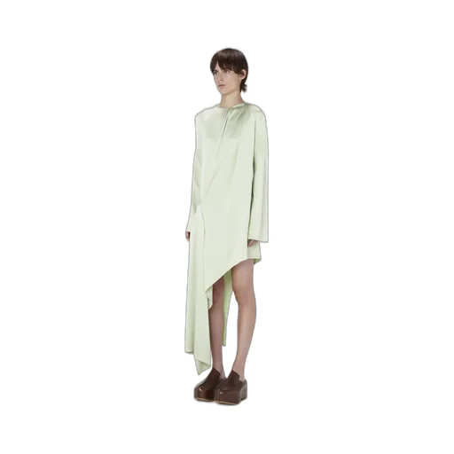 Long Sleeved Asymmetric Dress