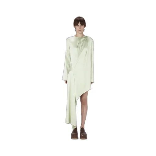 Long Sleeved Asymmetric Dress