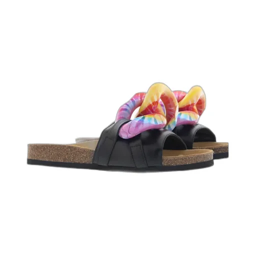 Chain Slide Sandals