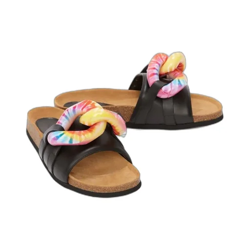 Chain Slide Sandals