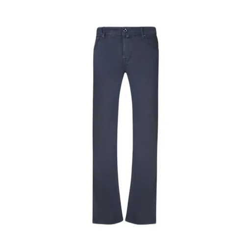 Logo Patch Straight-Leg Trousers