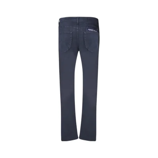 Logo Patch Straight-Leg Trousers