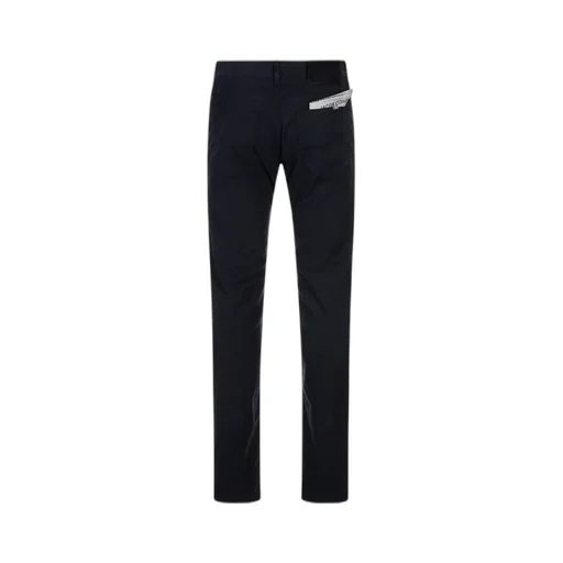 Nick Logo Patch Straight-Leg Trousers