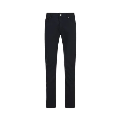 Nick Logo Patch Straight-Leg Trousers