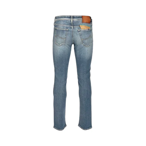 Logo Patch Slim-Fit Jeans