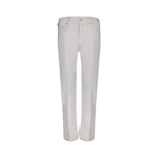 Logo Patch Straight Leg Pants