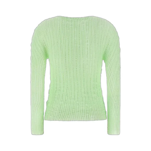 Boat Neck Pleated Jumper